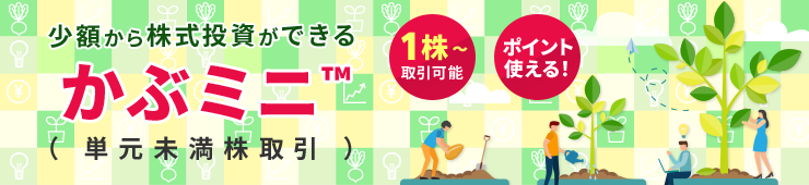 楽天証券　かぶミニ