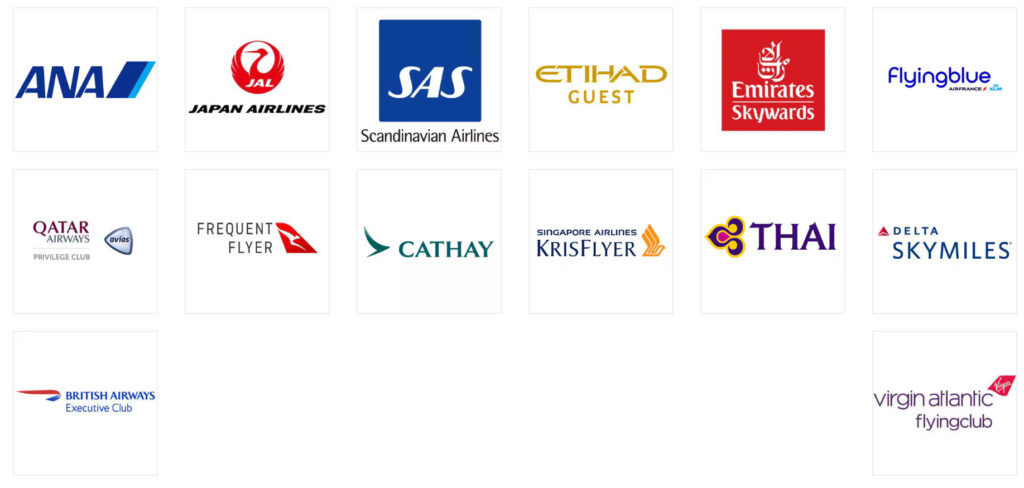 マイル交換先一覧