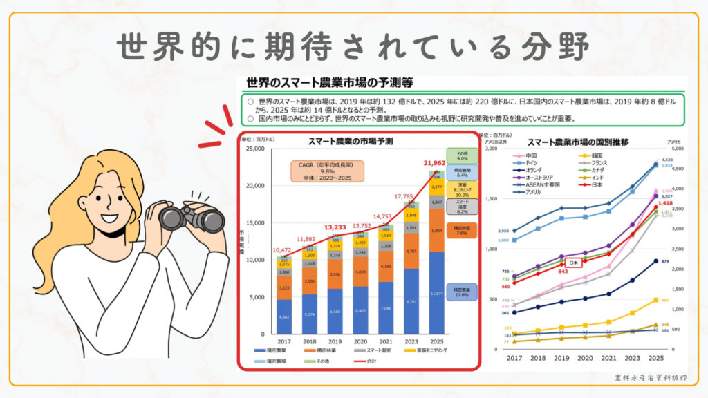 世界的に期待されている分野