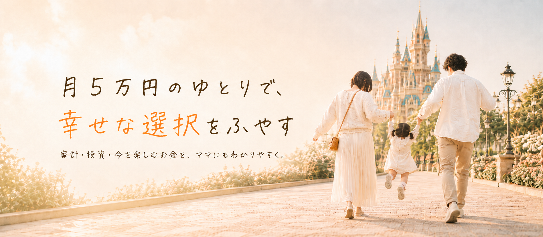月5万円のゆとりで、幸せな選択をふやす